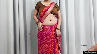 Hot Tamil Aunty Stripping Saree Slowly Before Getting Pounded