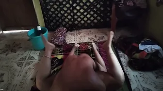 Catching The Cleaning Lady Before She Leaves For Morning Round