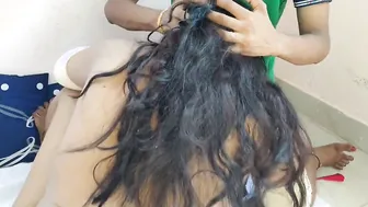 Marathi Milf Bent Over Taking It Deep Still Wearing Her Blouse