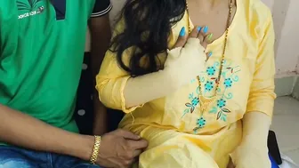 Marathi Milf Bent Over Taking It Deep Still Wearing Her Blouse