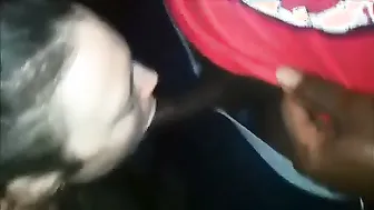 First Time My Wife Sucking Stranger's Cock In Our Bedroom