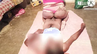 Thick Ass Aunty Bouncing On Me Wearing Pink Saree And Nothing