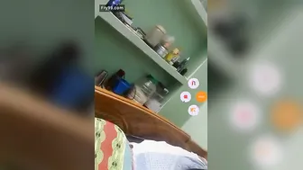 Desperate Aunty Using Vegetables To Pleasure Herself Home Alone