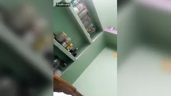 Desperate Aunty Using Vegetables To Pleasure Herself Home Alone