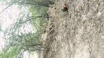 Risky Public Fuck Under The Railway Bridge With Horny Desi Aunty