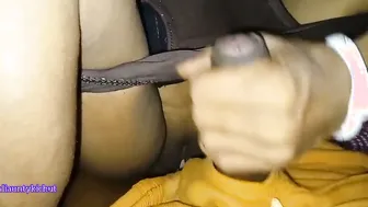 Aunty Jerking Me Off Late Night Until I Explode All Over Her Face
