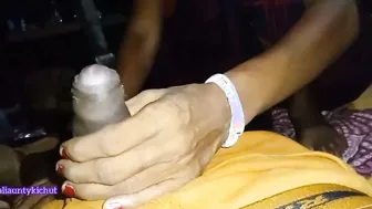 Aunty Jerking Me Off Late Night Until I Explode All Over Her Face
