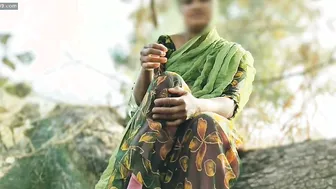 Village Stepaunty Bent Over In The Jungle Getting Drilled Hard