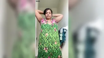 Village Aunty Showing Off Her Curves In Tight Blouse For Me