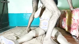 Village Aunty Riding Her Young Neighbors Thick Cock All Morning