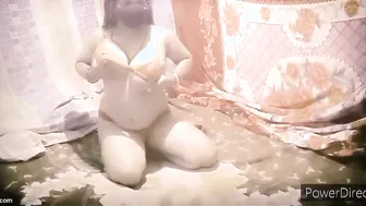 Red Bra Aunty Getting Stretched Wide By Thick Black Member