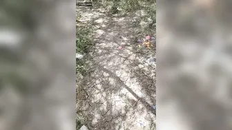 Outdoor Sex With My Stepaunty Hidden Behind Village Temple Wall