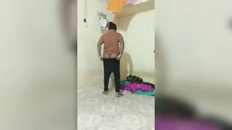 Indian Maid Aunty Showing Off Her Thick Ass Before Fucking