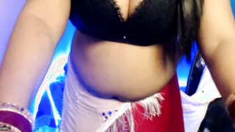 Hot Aunty Slowly Stripping Naked And Showing Off Her Big Tits
