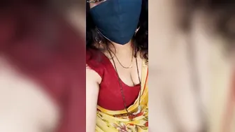 Naughty Aunty Stripping Naked While Talking Dirty In Hindi