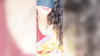 Naughty Aunty Stripping Naked While Talking Dirty In Hindi