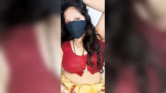 Naughty Indian Aunty Stripping Naked Talking Dirty For Me