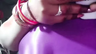 Big Breasted Aunty Having Her Soft Melons Squeezed And Played