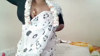 Jasmine Scented Aunty Bouncing Her Big Tits Talking Dirty For Him