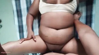 Horny Telugu Aunty Spreading Wide Getting Her Shaved Pussy Fucked