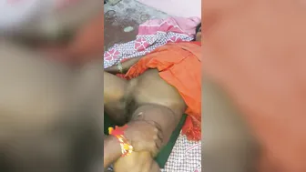 Village Housewife Stripped Out Of Her Red Saree For Hot Sex
