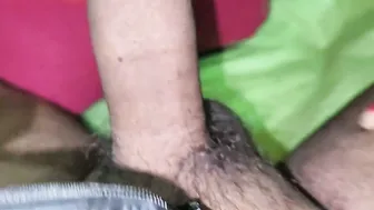 Trimming My Indian Auntys Bush Then Jerking Off On Her Body