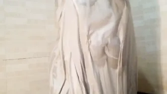 Catching My Curvy Aunt Bathing And Joining Her In The Shower