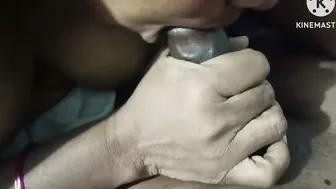 Telugu Aunty Sucking Her Man Slowly While Talking Dirty