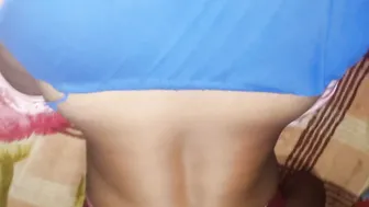 Covering Her Silky Panties With My Cum After Sneaking Around