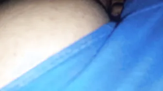 Covering Her Silky Panties With My Cum After Sneaking Around