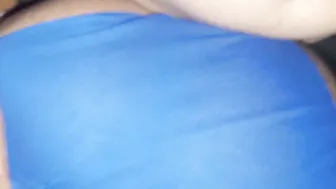 Covering Her Silky Panties With My Cum After Sneaking Around