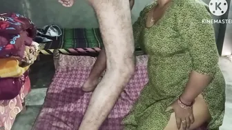 Village Wife Riding Stepson Hard While Husband Works Away From Home