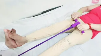 Curvy Bbw Aunties Sweating Hard During Private Workout Class