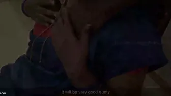 Taking My Own Aunty From Behind While Shes Wearing Her Saree