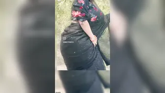 Curvy Married Aunty Showing Off Her Thick Body For The Camera