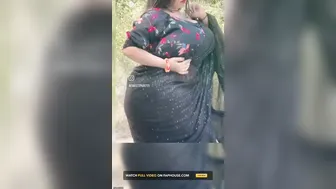 Curvy Married Aunty Showing Off Her Thick Body For The Camera