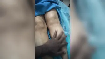 Desi Aunty Teasing Servant While Hubby Away In Transparent Saree