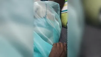 Desi Aunty Teasing Servant While Hubby Away In Transparent Saree