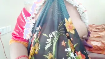 Saree Aunty Showing Big Boobs Getting Nipples Sucked Dirty Talk