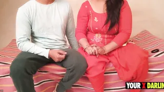 Married Aunty Seducing Nephew When Nobody Home For Quick Fuck