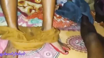 Village Aunty Bent Over Getting Backdoor Action From Young Boy