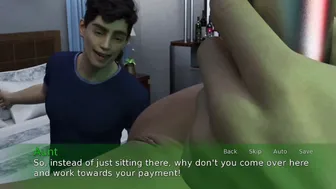 Stepson Discovering What His Naughty Aunt Really Wants At Home