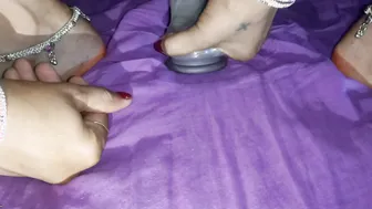 Village Wife Alone With Dildo Pleasuring Herself All Afternoon