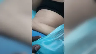 South Indian Aunty In See Through Saree Teasing Young Boy