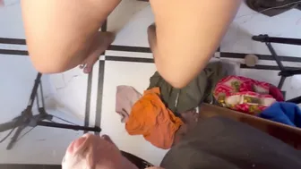 Oiling Up Sexy Aunty Before Sliding Deep Inside Her Wet Pussy