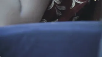 Busty Aunty Showing Her Massive Chest To Her Eager Young Boy