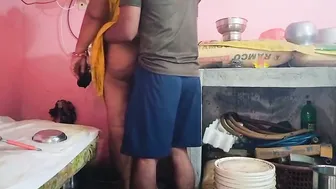 Sneaking Into Neighbor Aunty Kitchen For Quick Hard Ass Fuck