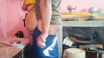 Sneaking Into Neighbor Aunty Kitchen For Quick Hard Ass Fuck