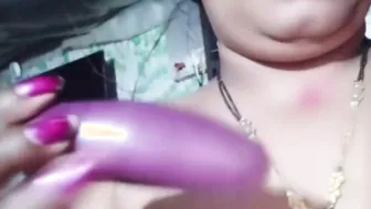 Big Boobed Indian Aunty Getting Intimate With Younger Guy