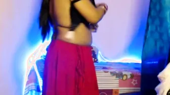 Mature Aunty Stripping Naked And Dancing Showing Her Big Boobs